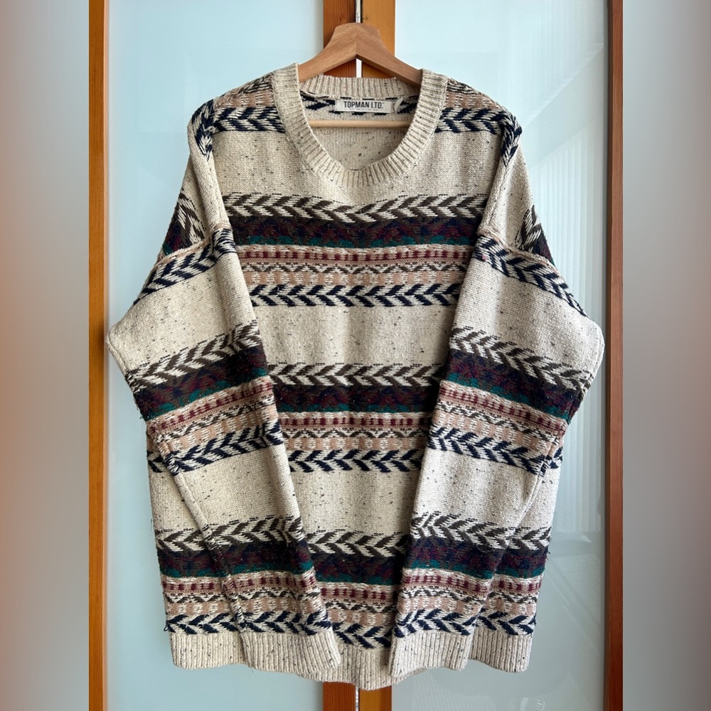 HOLD - Topman grandpa style crewneck sweater